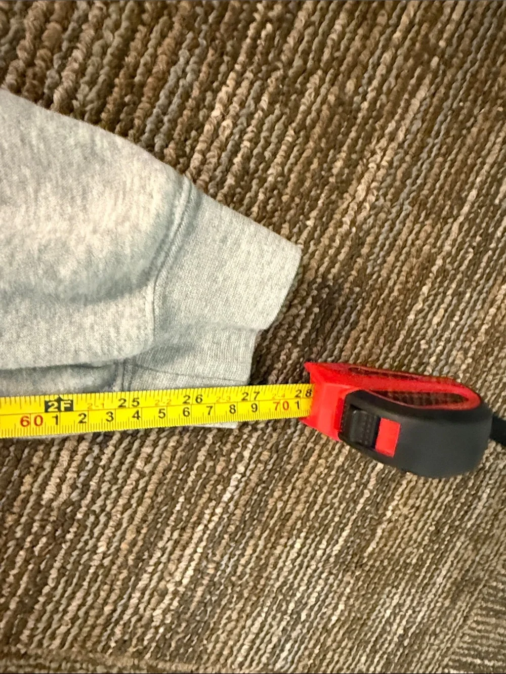 Nike Light Gray Fleece Jogger Sweatpants with Cuffed Bottom